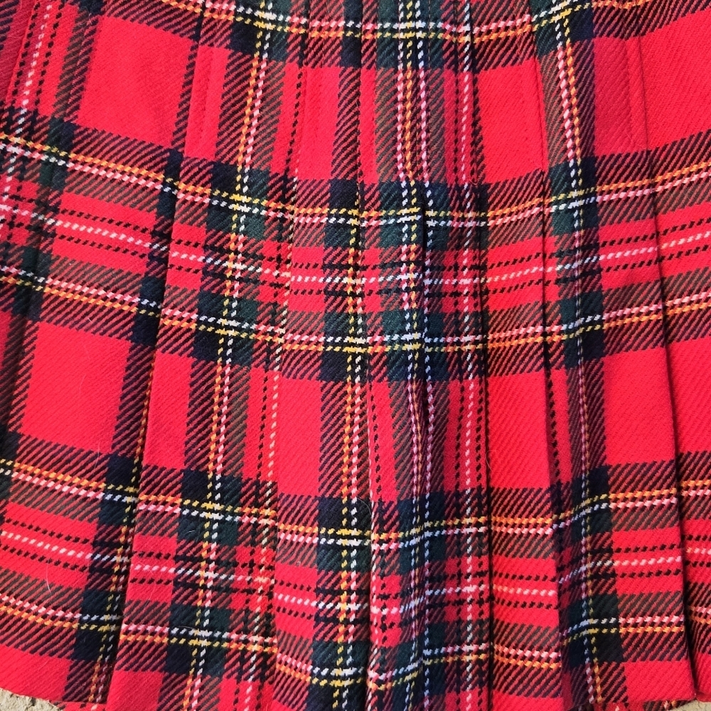 Dolce & Gabbana Plaid Pleated Mini Skirt Y2K - Picture 3 of 11